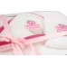 Personalised Baby Girl Embroidered Cupcake Hooded Towel and Wash Cloth Gift Set